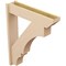 Ekena Millwork 7 1/2-in W x 34-in D x 42-in H Balboa Slat Rough Cedar Woodgrain TimberThane Outlooker, Primed Tan OUTUR075X34X42BOA24RCPR - alternate 3